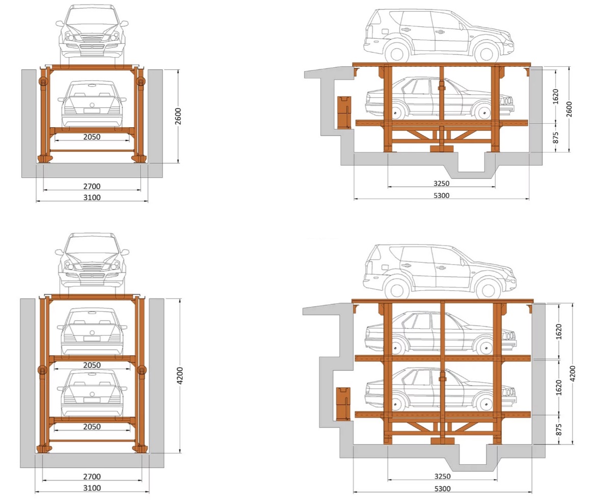 SOLUZIONE INVISIBILE PER PARCHEGGI SOTTERRANEI: PROGETTO DI ASCENSORE PER PARCHEGGI A QUATTRO COLONNE IN CINA