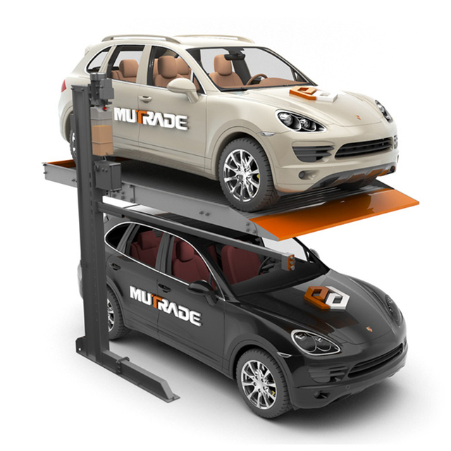 Ascensore per parcheggio per auto a 2 colonne con parcheggiatore approvato CE
