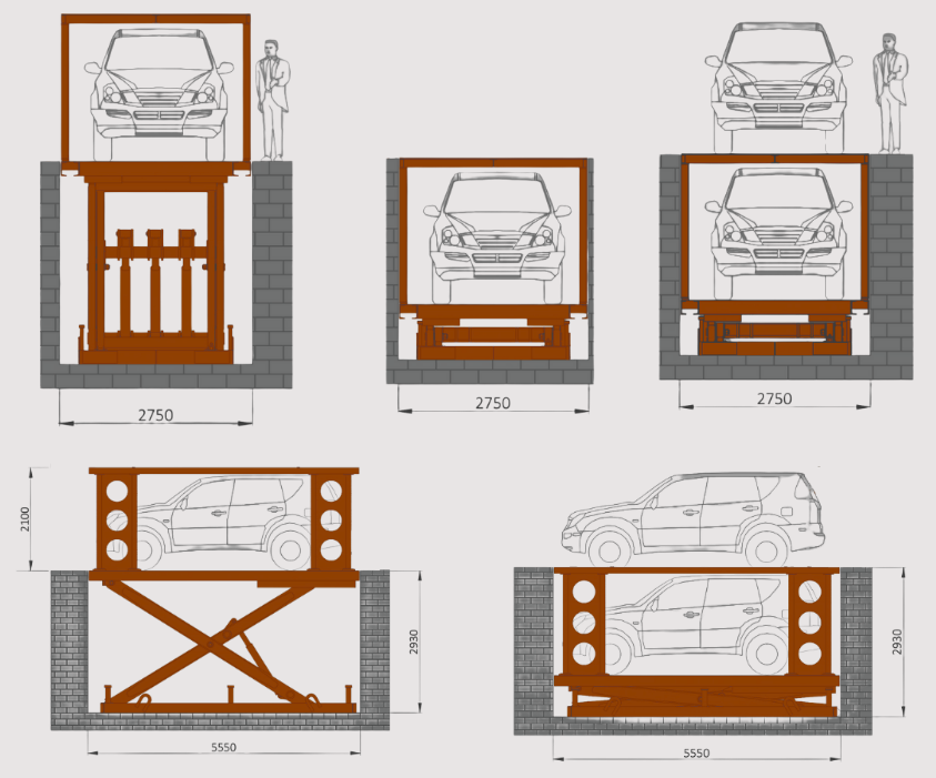 S-VRC-2, la nostra piattaforma elevatrice a forbice a doppia piattaforma.