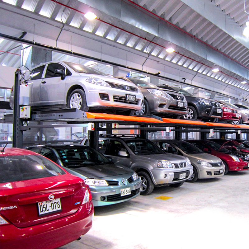 Sistema di parcheggio automatizzato ad alta densit&agrave; in un ambiente urbano limitato